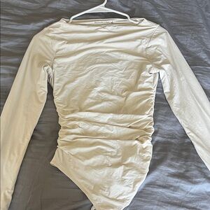 Abercrombie & Fitch Cream Bodysuit